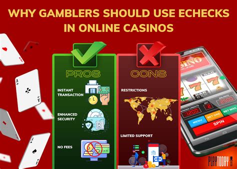 online casinos that accept echeck payments